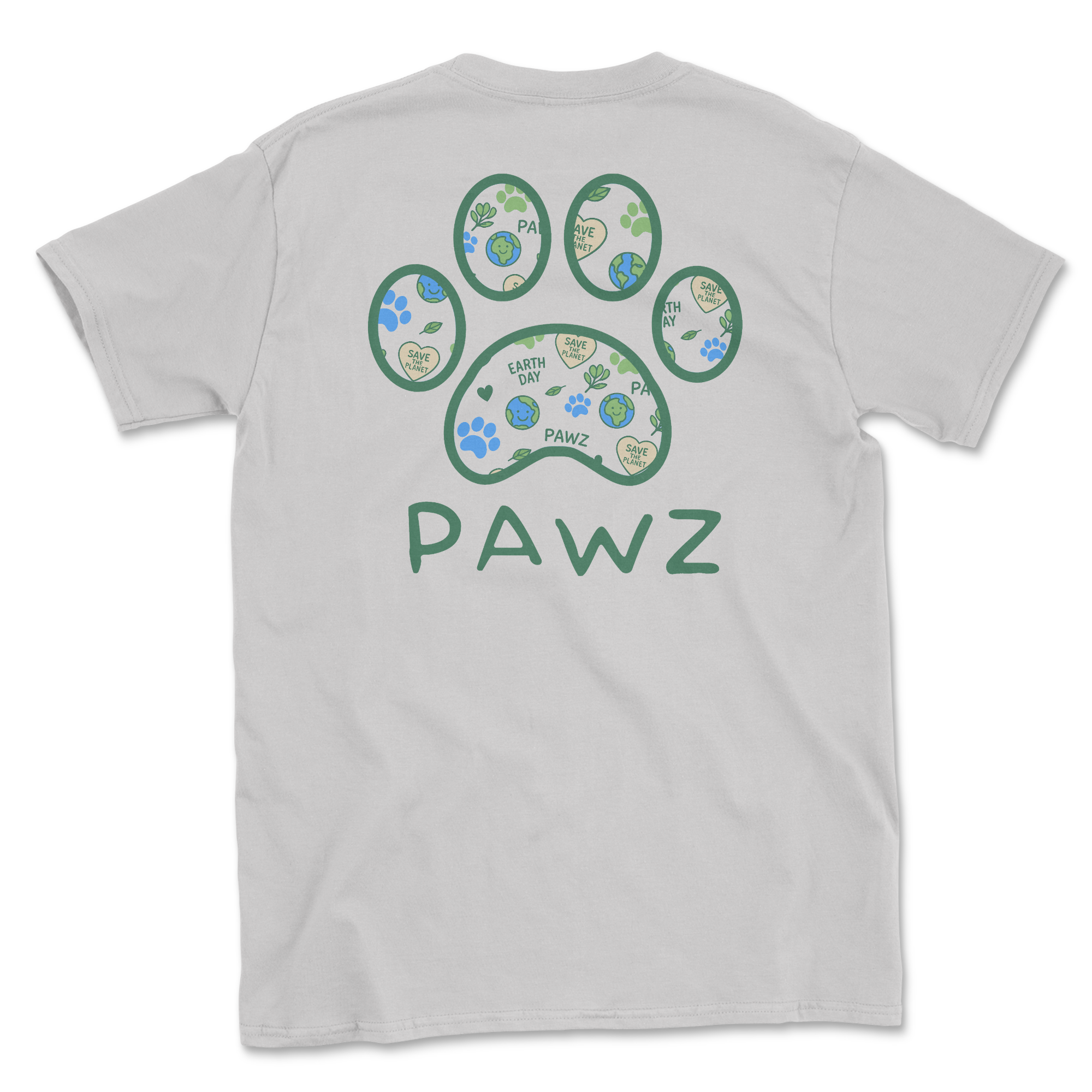 Earth Day Pattern (Adult Short Sleeve T-Shirt)