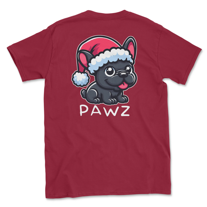 Frenchie Christmas (Adult Short Sleeve T-Shirt)