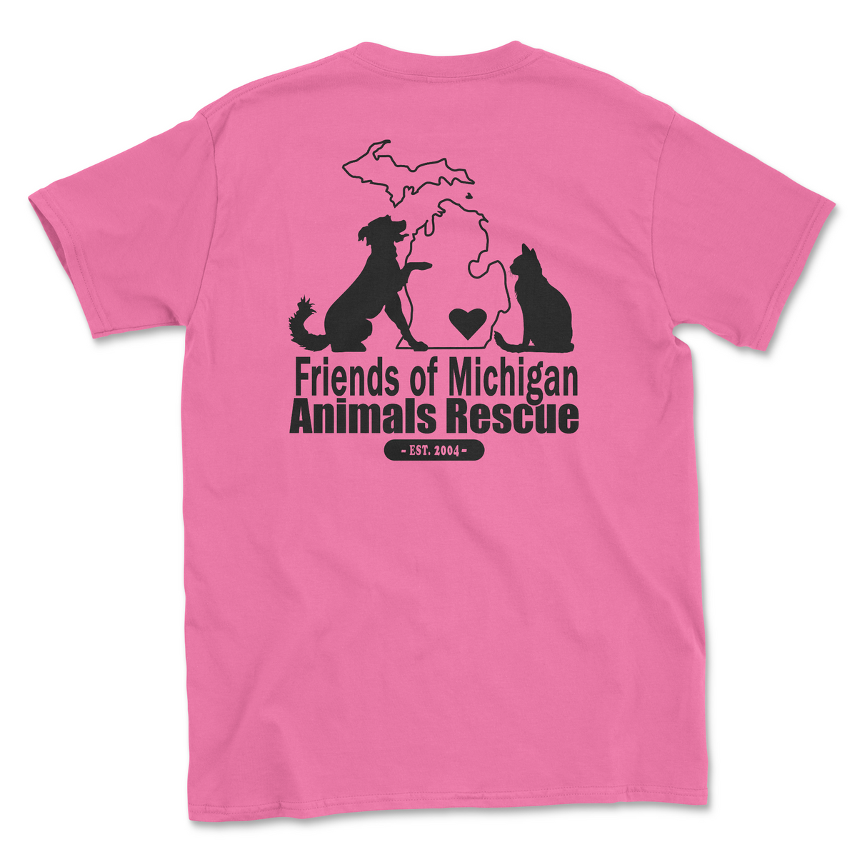 Friends of Michigan Animals Rescue - Azalea (Adult Short Sleeve T-Shirt)