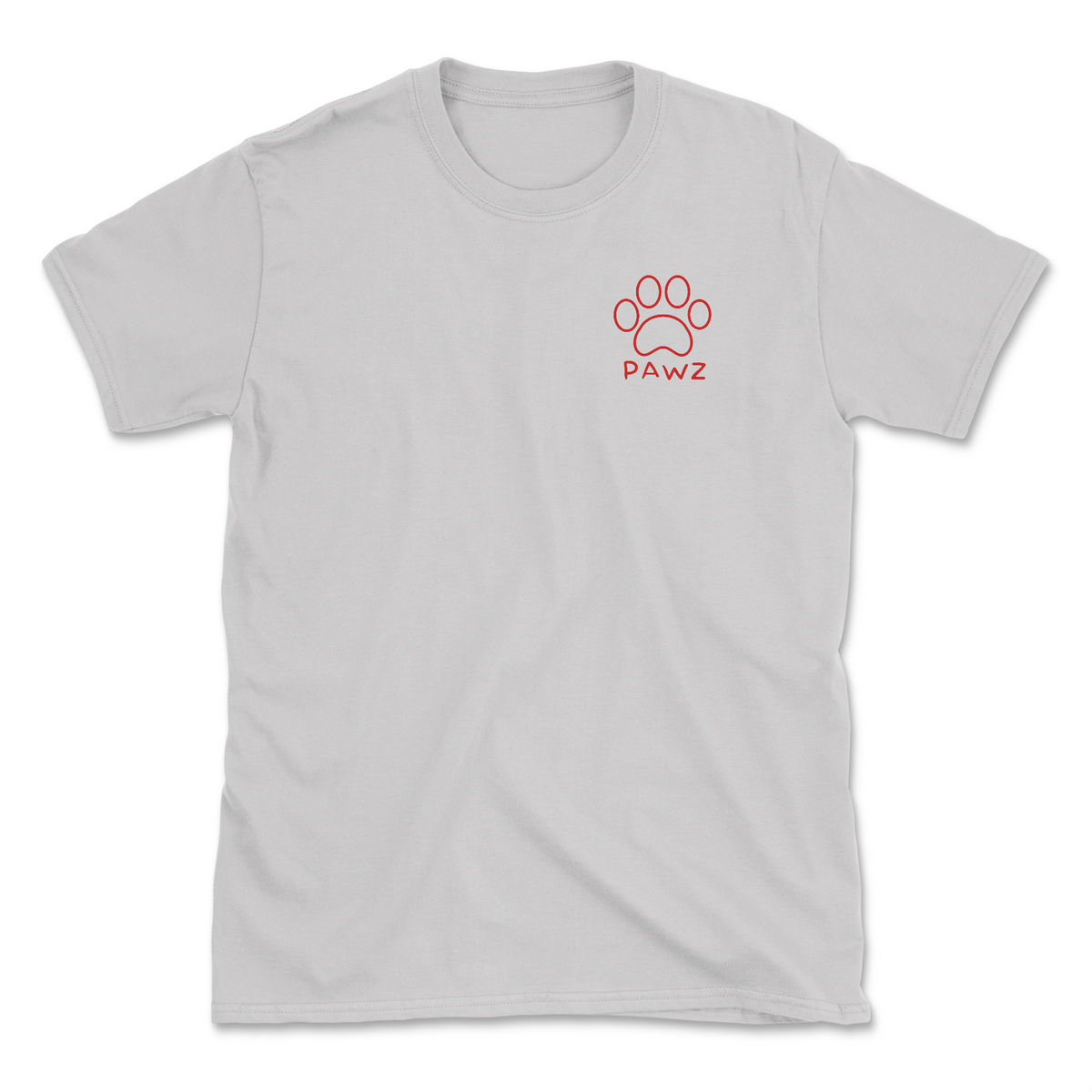 Hawaii Flag Paw (Adult Short Sleeve T-Shirt)