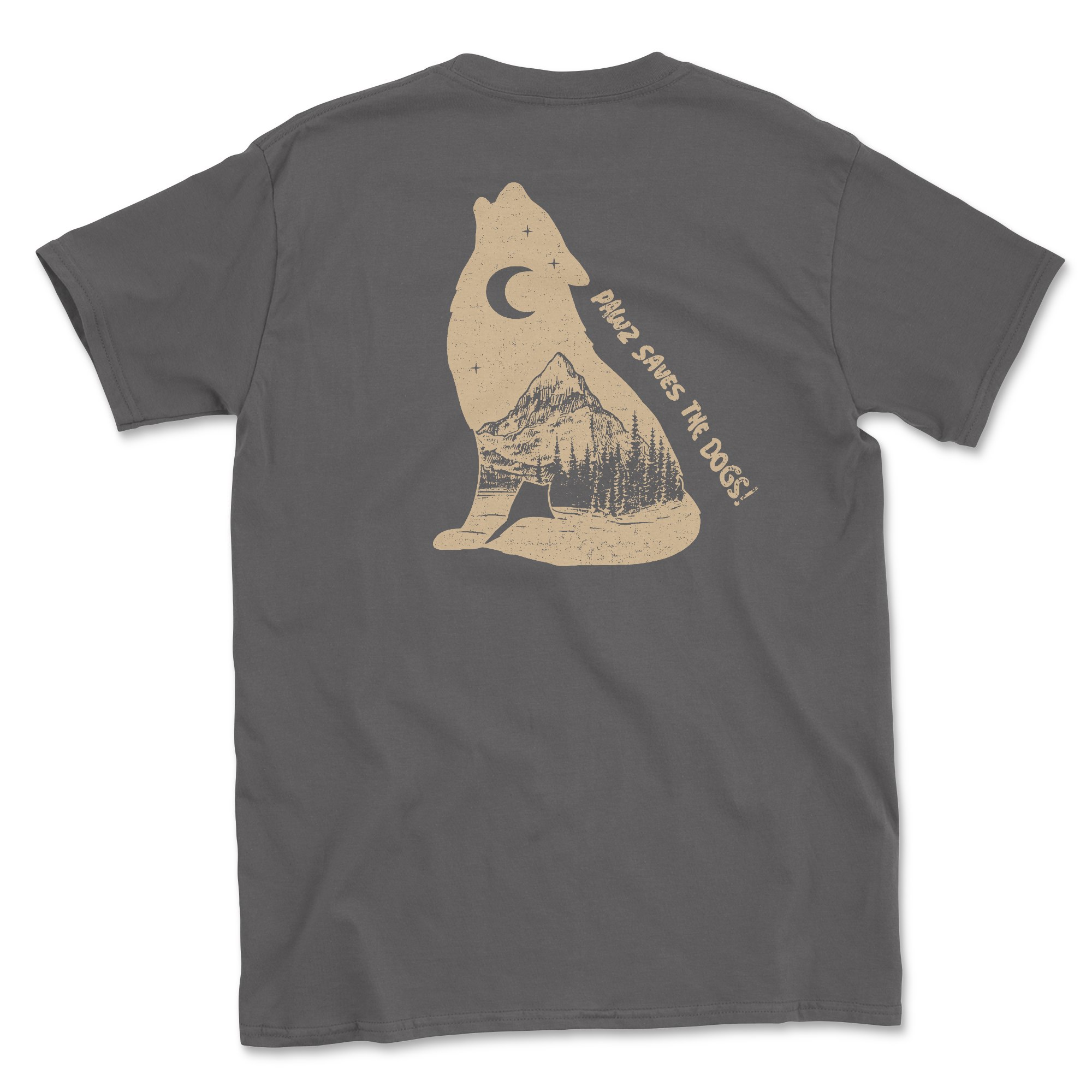 Howling Pup (Adult Short Sleeve T-Shirt)