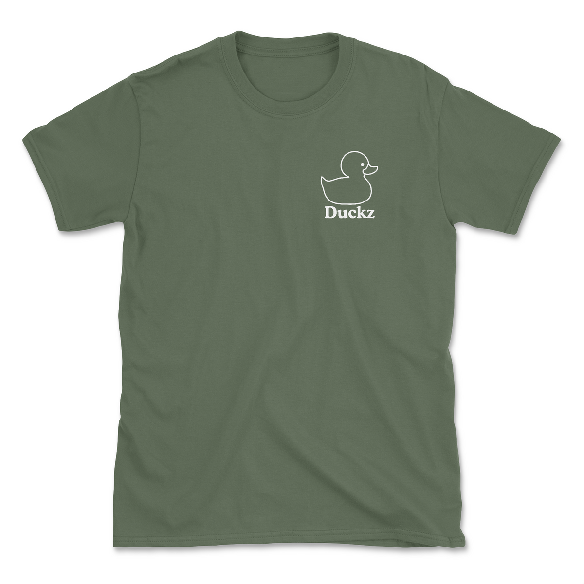 Military Mallard - Military Green (Adult Short Sleeve T-Shirt)