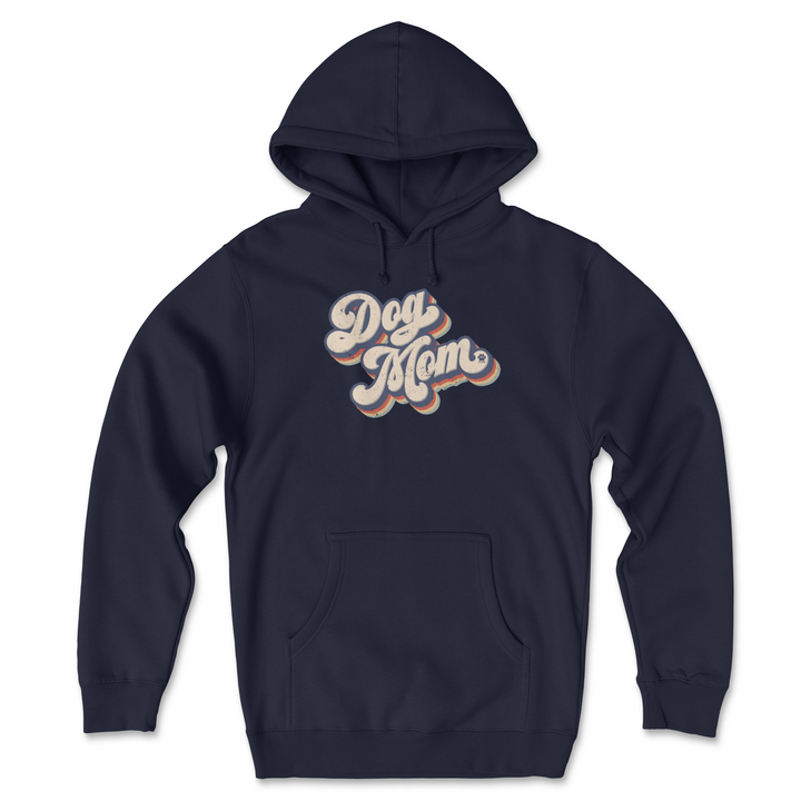 Retro Dog Mom (Adult Hoodie)