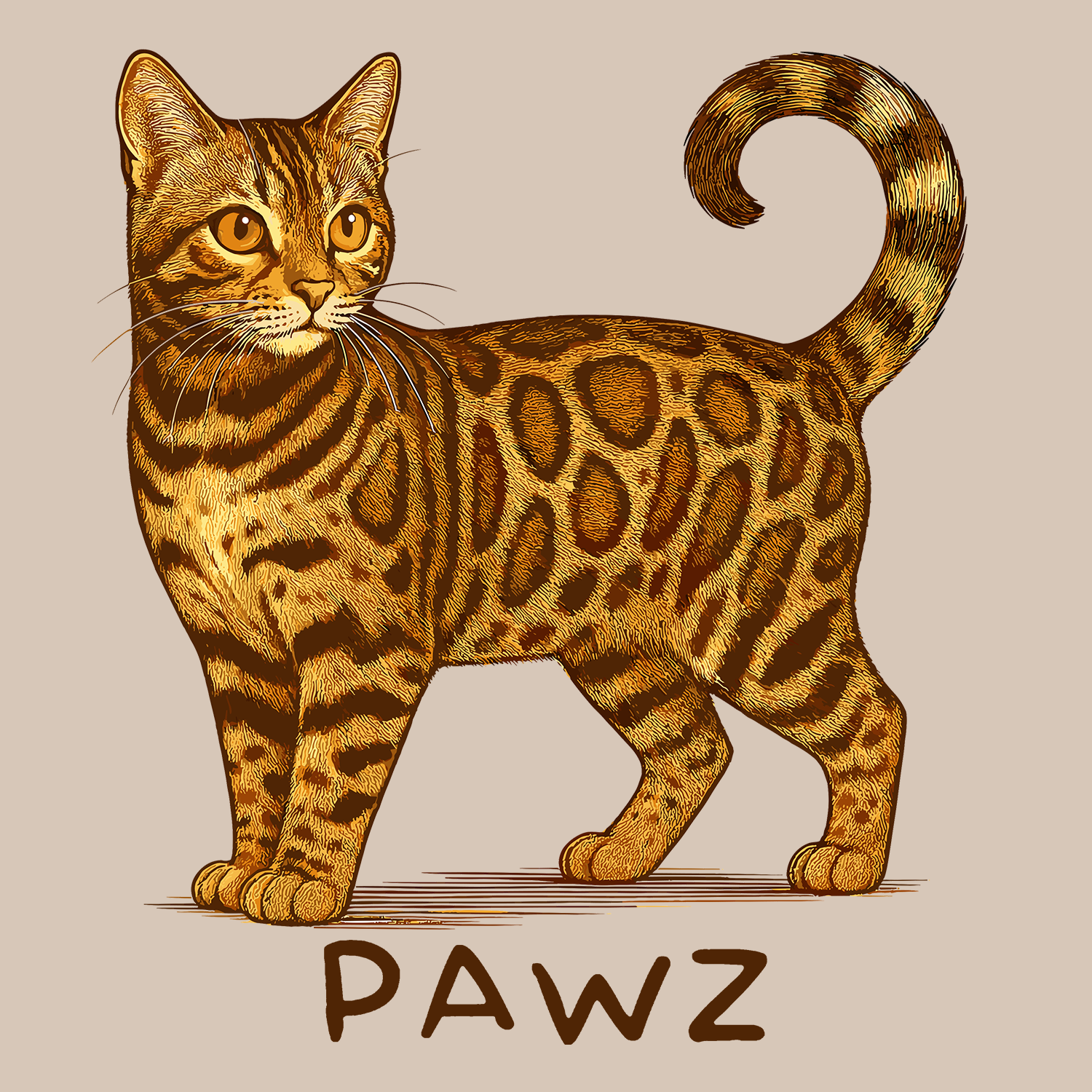 Bengal (Adult Short Sleeve T-Shirt)