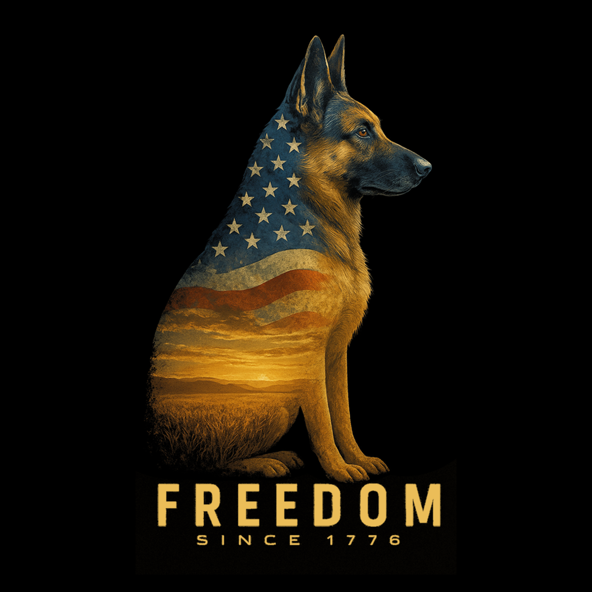 Freedom Shepherd (Adult Hoodie)