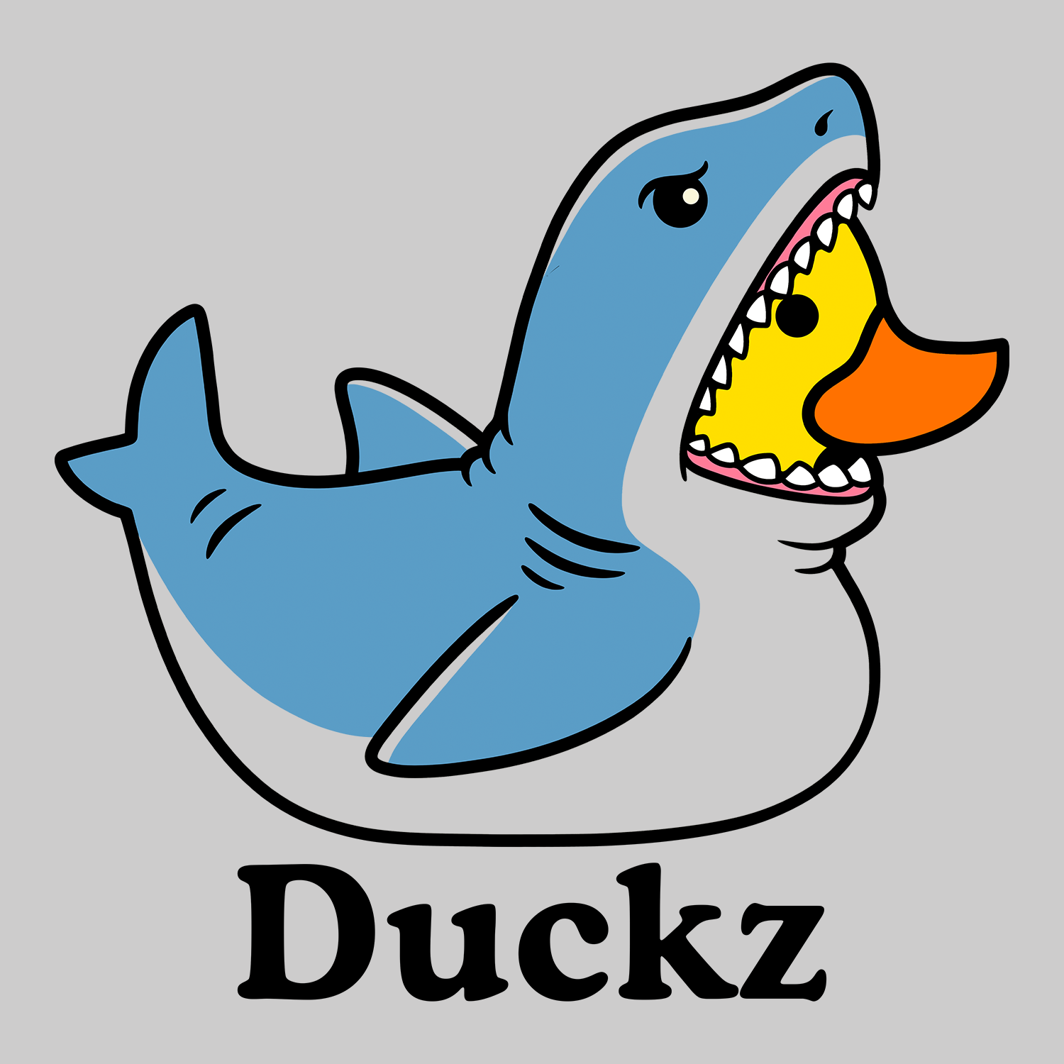 Shark Snack (Adult Short Sleeve T-Shirt)