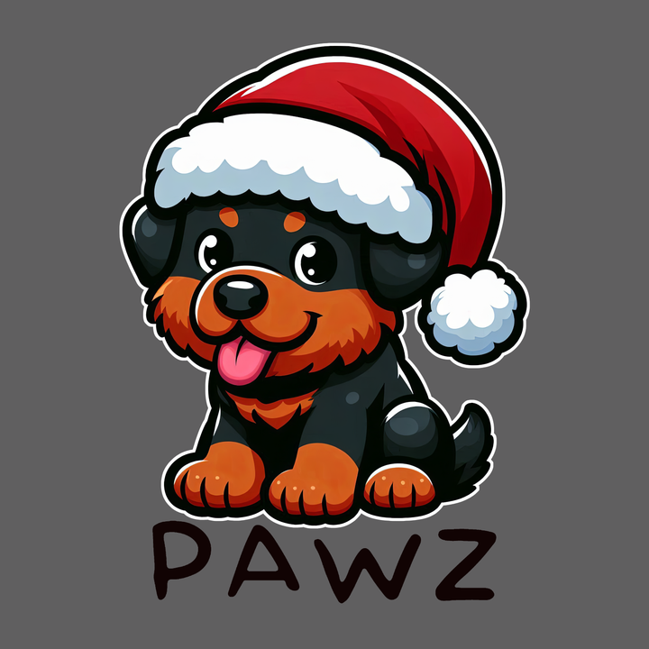 Rottweiler Christmas (Adult Hoodie)