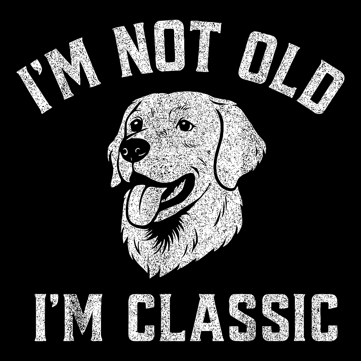 I'm Classic (Front Print) (Adult Short Sleeve T-Shirt)