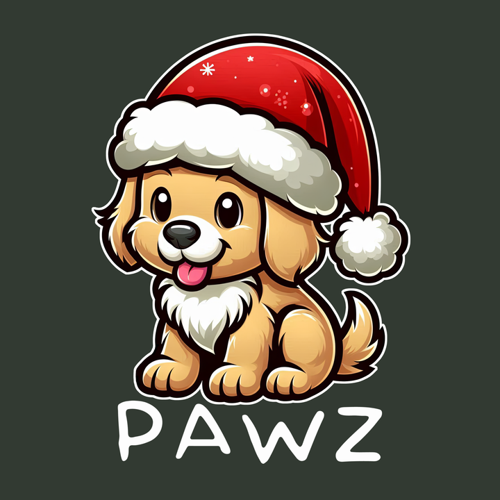 Golden Retriever Christmas (Adult Short Sleeve T-Shirt)