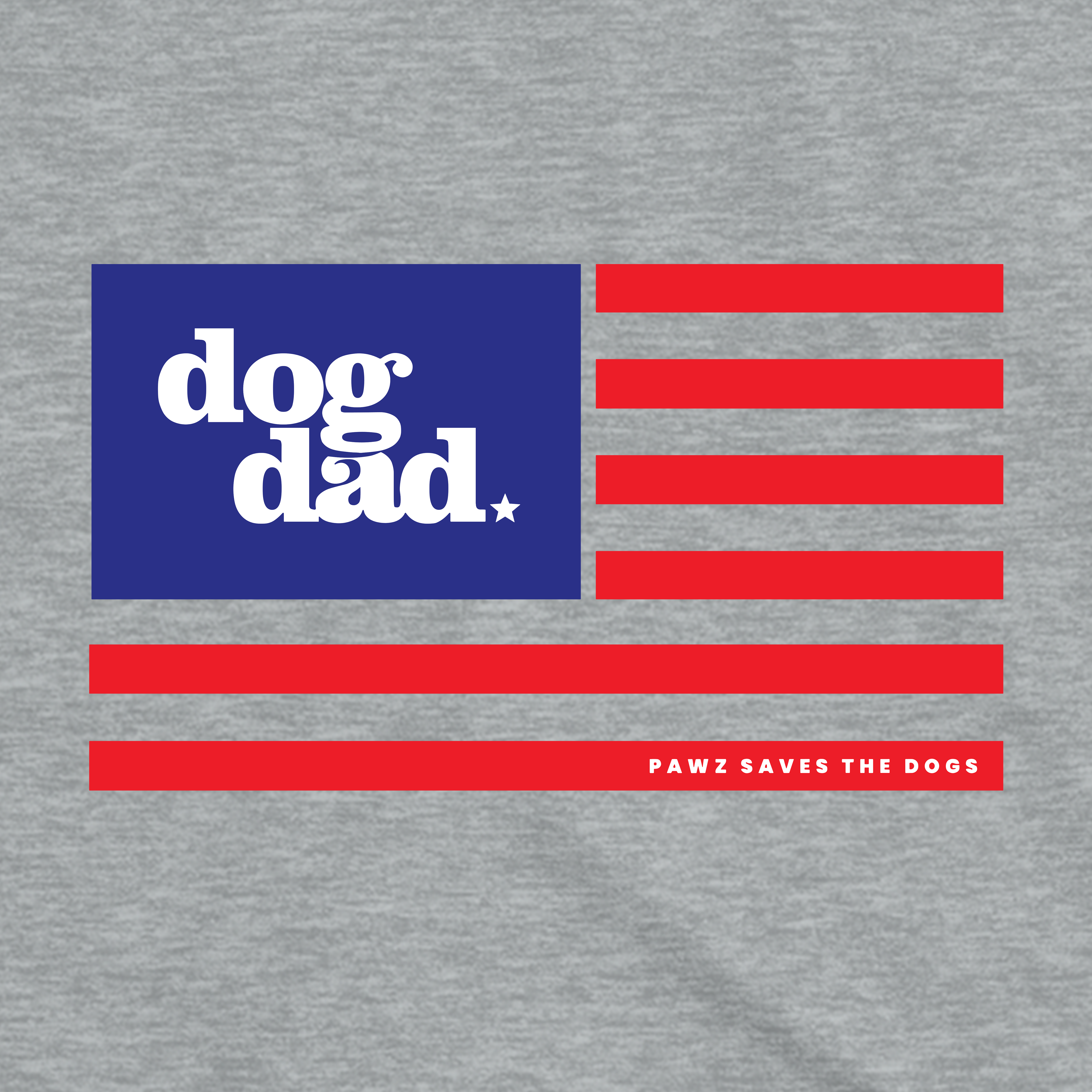 Dog Dad Flag (Adult Hoodie)