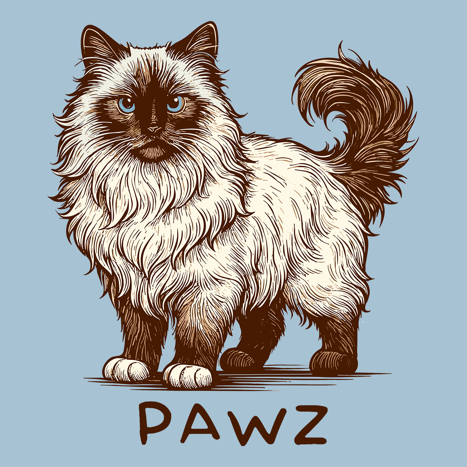 Ragdoll (Adult Short Sleeve T-Shirt)