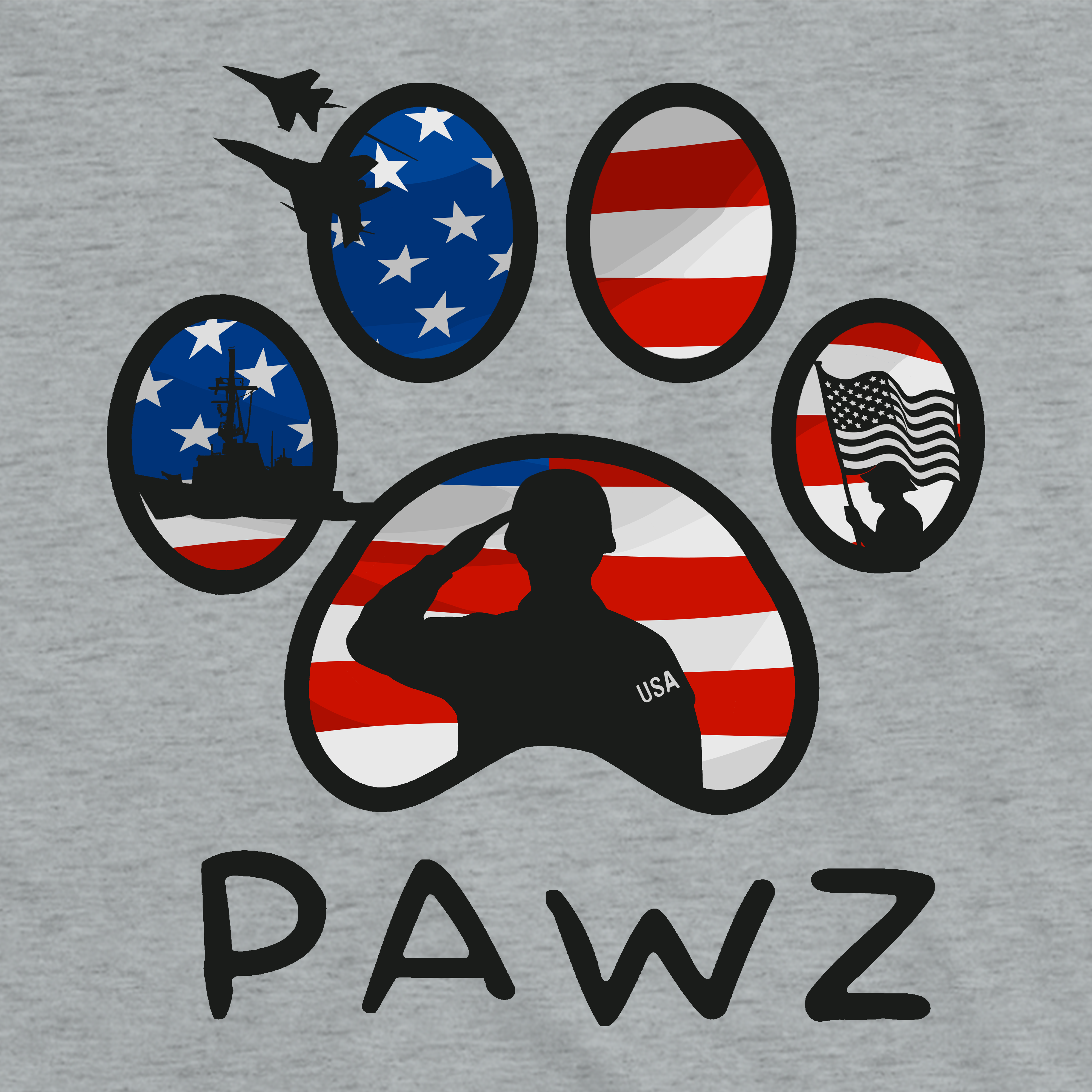Memorial Paw (Adult Hoodie)