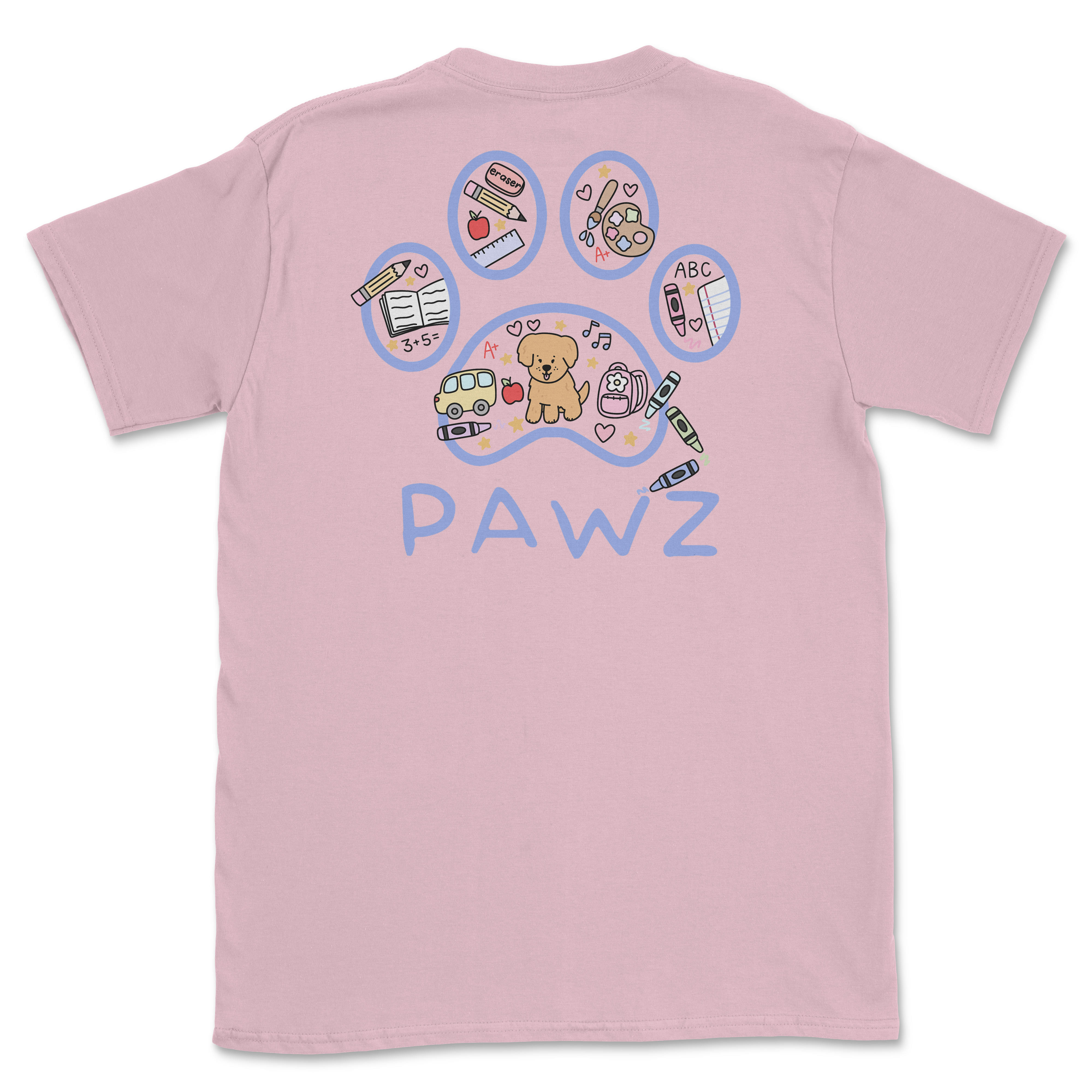 Back To School Pawz (Adult Short Sleeve T-Shirt)