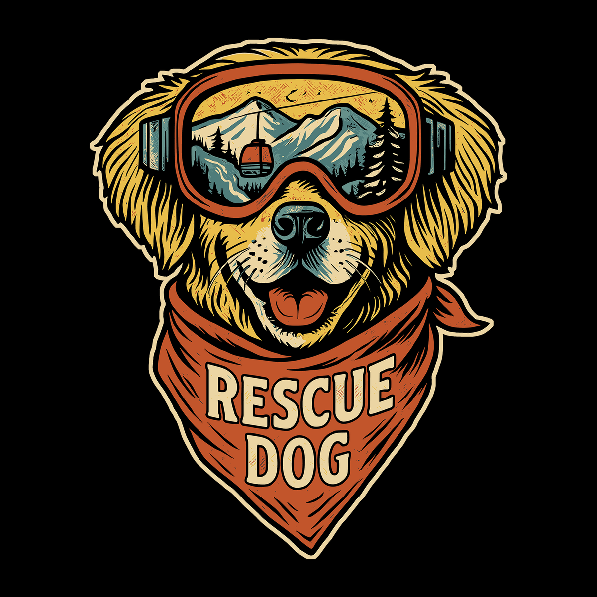 Powder Patrol (Back Print) (Adult Short Sleeve T-Shirt)