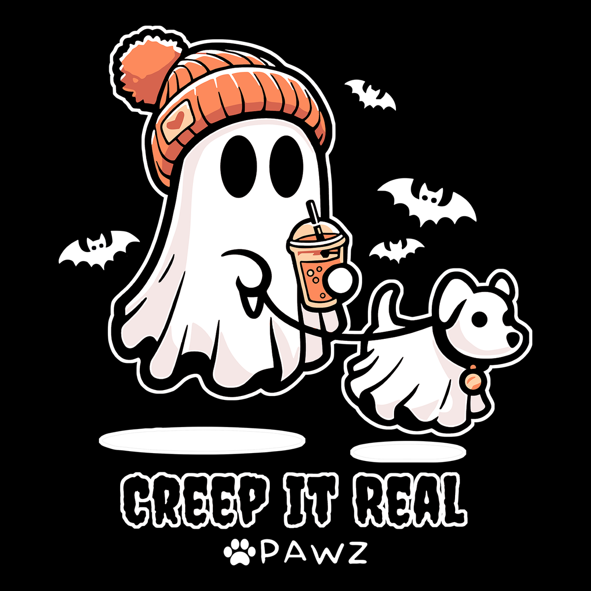 Creep It Real (Back Print) (Adult Hoodie)